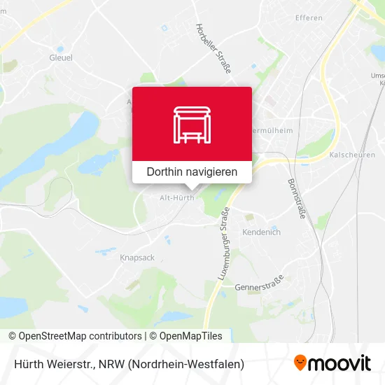 Hürth Weierstr. Karte