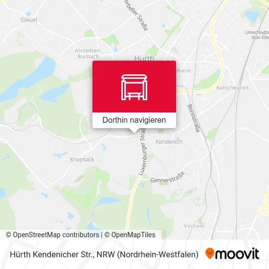 Hürth Kendenicher Str. Karte