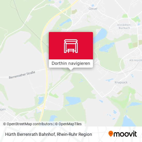 Hürth Berrenrath Bahnhof Karte