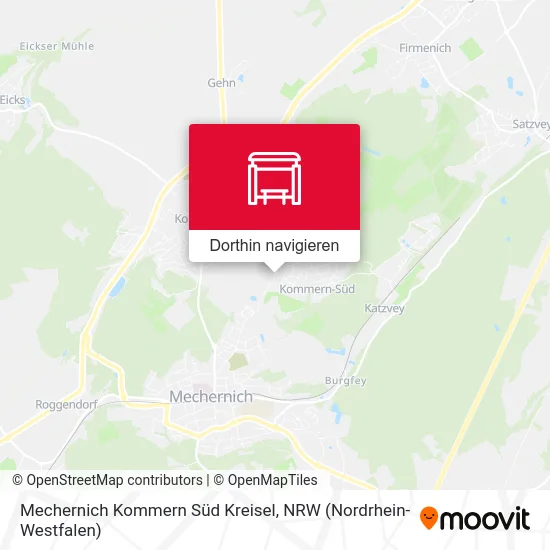 Mechernich Kommern Süd Kreisel Karte