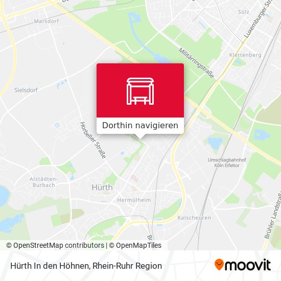 Hürth In den Höhnen Karte