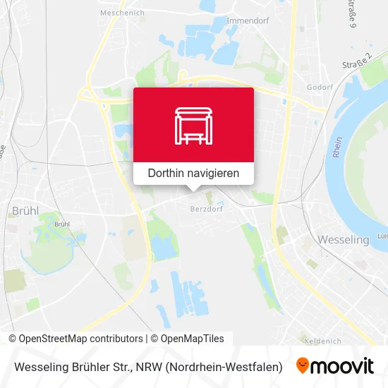 Wesseling Brühler Str. Karte