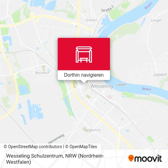Wesseling Schulzentrum Karte