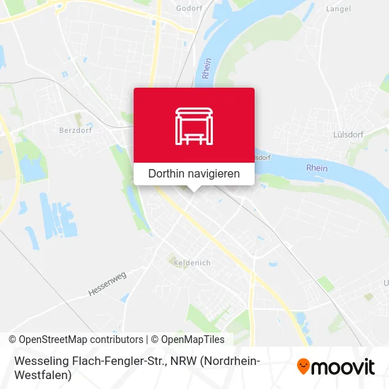 Wesseling Flach-Fengler-Str. Karte