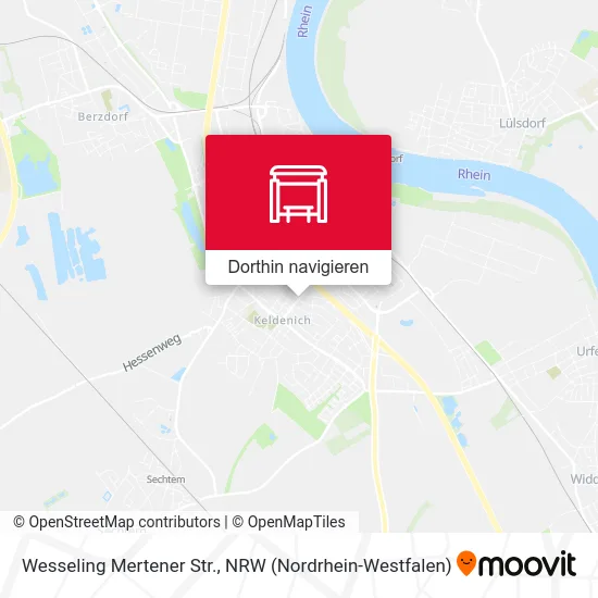 Wesseling Mertener Str. Karte