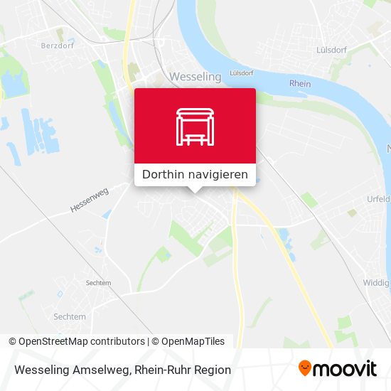 Wesseling Amselweg Karte