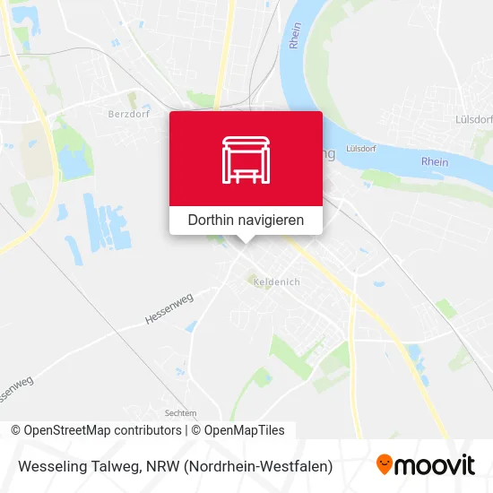 Wesseling Talweg Karte