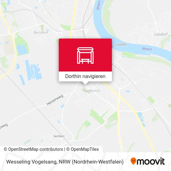 Wesseling Vogelsang Karte