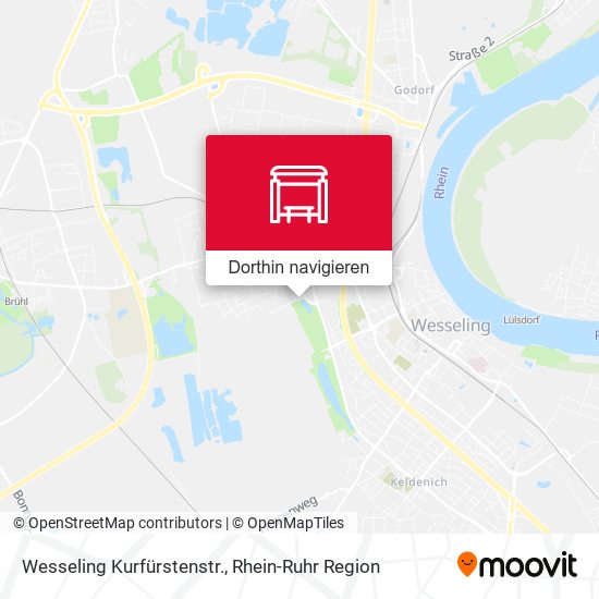 Wesseling Kurfürstenstr. Karte