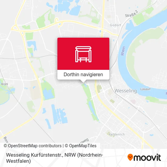 Wesseling Kurfürstenstr. Karte