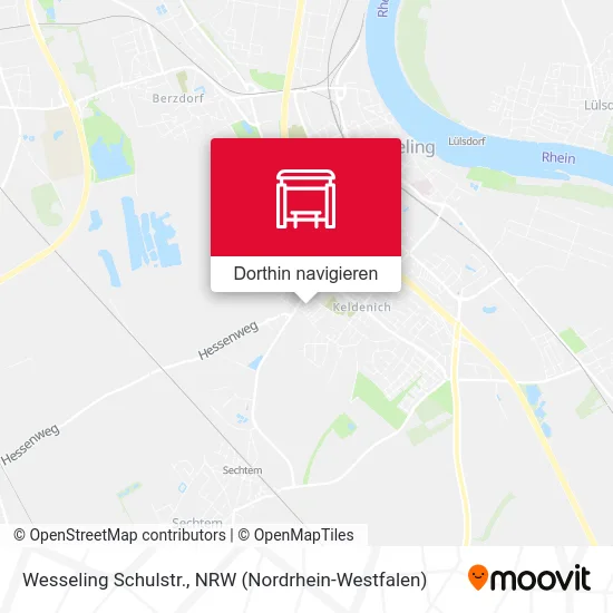 Wesseling Schulstr. Karte