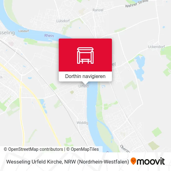 Wesseling Urfeld Kirche Karte