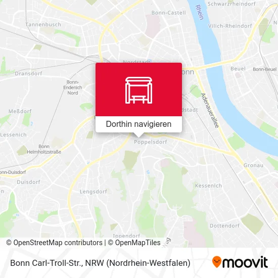 Bonn Carl-Troll-Str. Karte