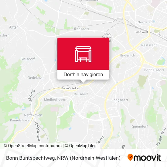 Bonn Buntspechtweg Karte