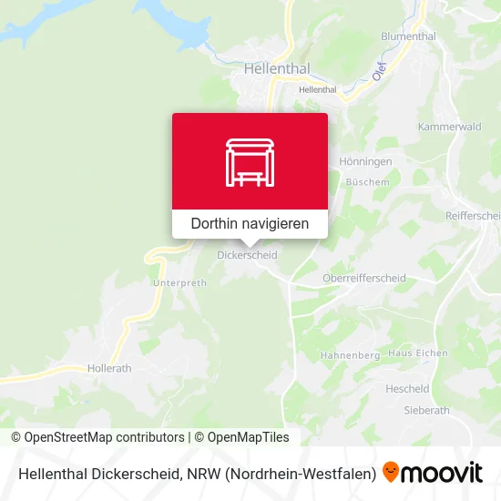 Hellenthal Dickerscheid Karte