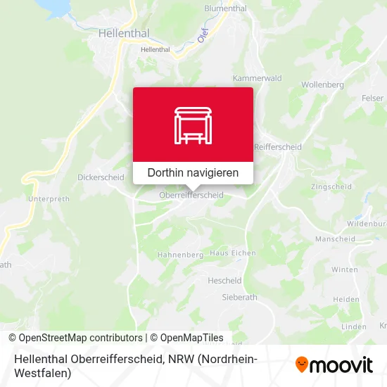 Hellenthal Oberreifferscheid Karte