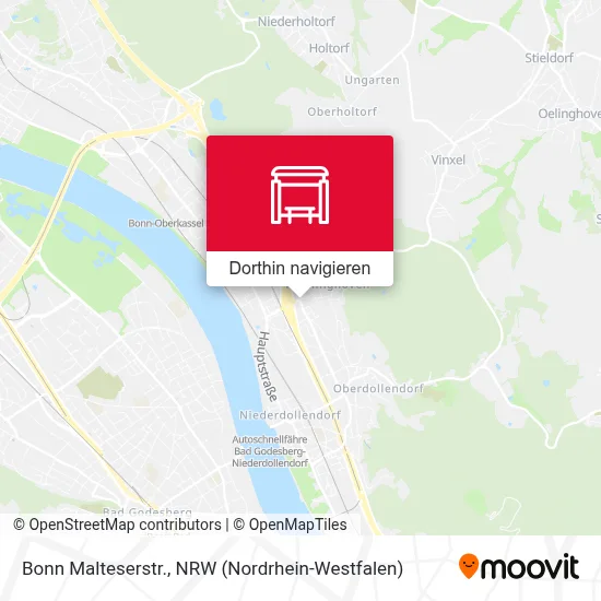 Bonn Malteserstr. Karte