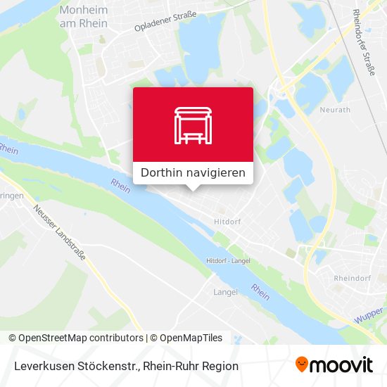 Leverkusen Stöckenstr. Karte