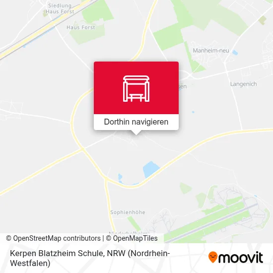 Kerpen Blatzheim Schule Karte