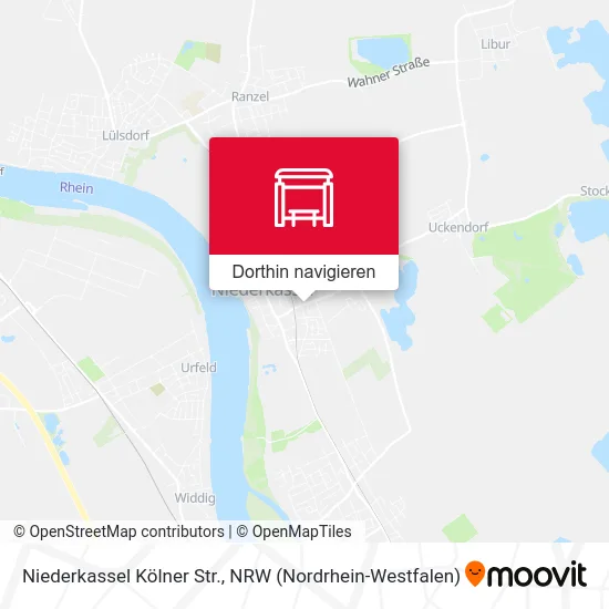 Niederkassel Kölner Str. Karte