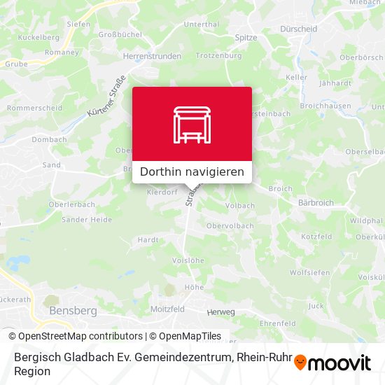 Bergisch Gladbach Ev. Gemeindezentrum Karte