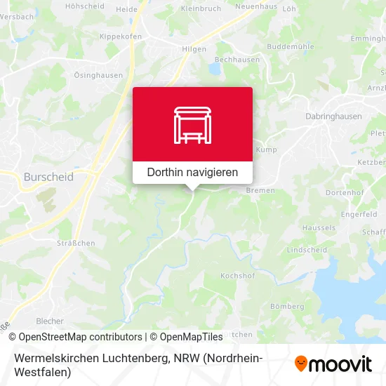 Wermelskirchen Luchtenberg Karte