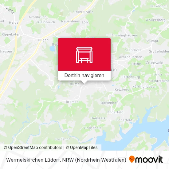 Wermelskirchen Lüdorf Karte