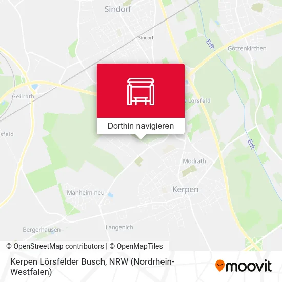 Kerpen Lörsfelder Busch Karte