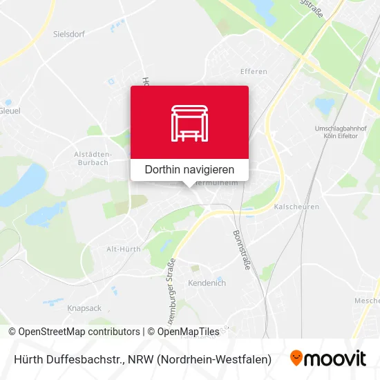 Hürth Duffesbachstr. Karte