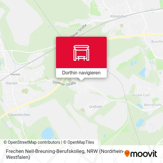 Frechen Nell-Breuning-Berufskolleg Karte