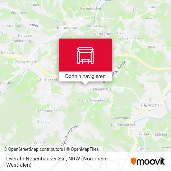 Overath Neuenhauser Str. Karte