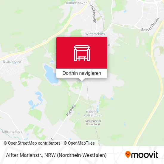 Alfter Marienstr. Karte