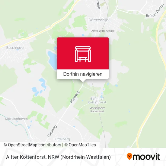 Alfter Kottenforst Karte