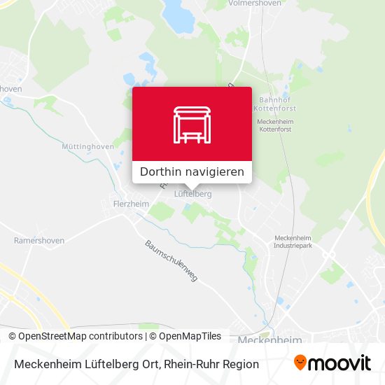 Meckenheim Lüftelberg Ort Karte