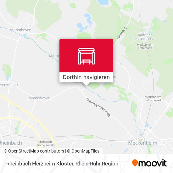 Rheinbach Flerzheim Kloster Karte