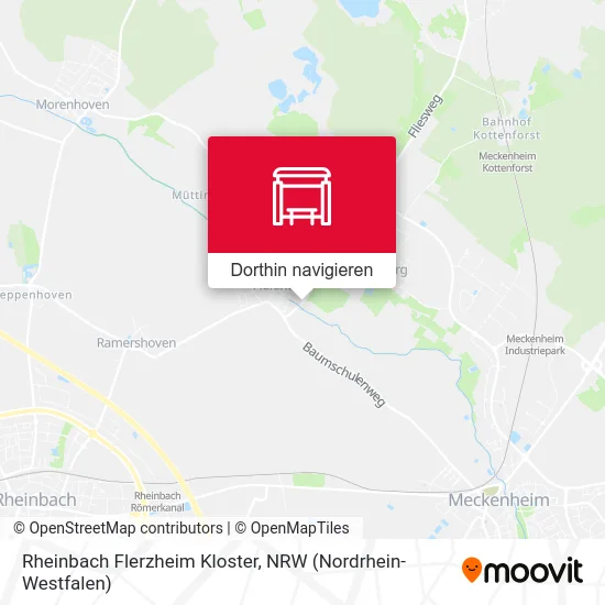 Rheinbach Flerzheim Kloster Karte