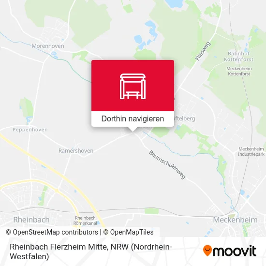 Rheinbach Flerzheim Mitte Karte