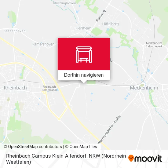 Rheinbach Campus Klein-Altendorf Karte