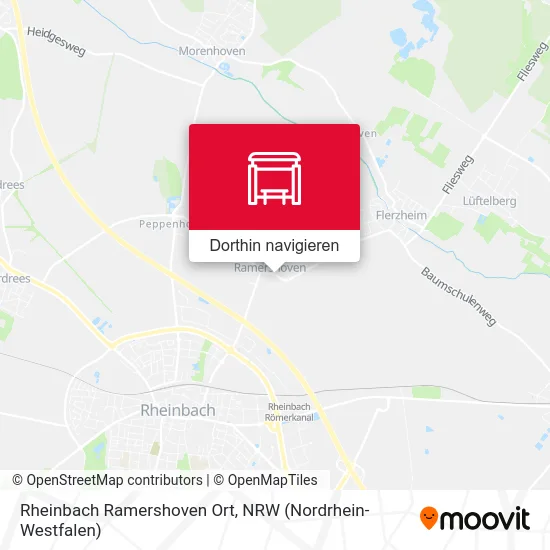 Rheinbach Ramershoven Ort Karte