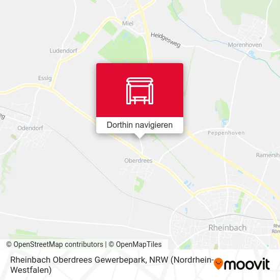 Rheinbach Oberdrees Gewerbepark Karte