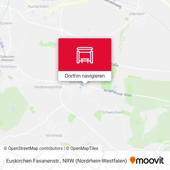 Euskirchen Fasanenstr. Karte