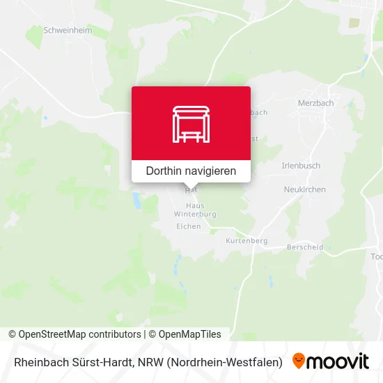 Rheinbach Sürst-Hardt Karte