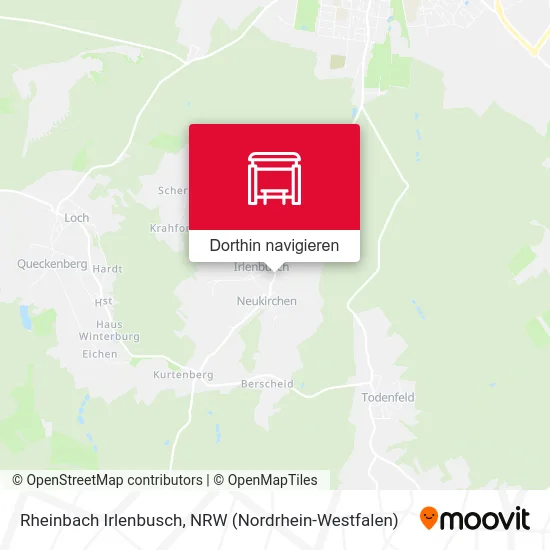 Rheinbach Irlenbusch Karte