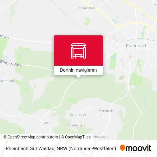 Rheinbach Gut Waldau Karte