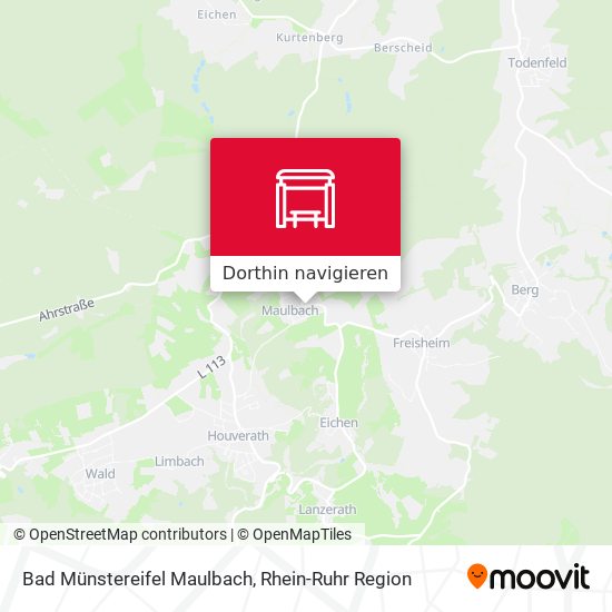 Bad Münstereifel Maulbach Karte