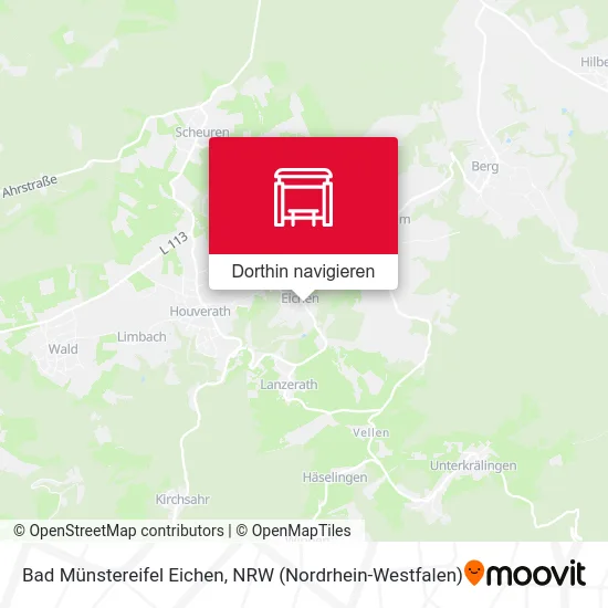 Bad Münstereifel Eichen Karte