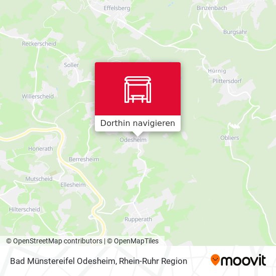 Bad Münstereifel Odesheim Karte