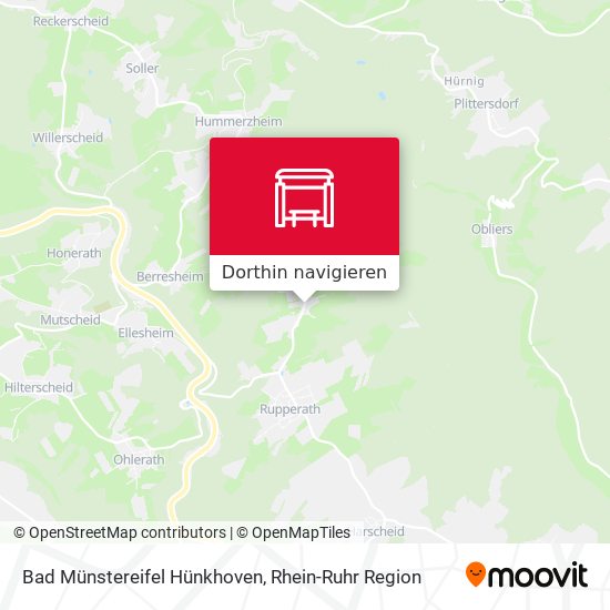 Bad Münstereifel Hünkhoven Karte