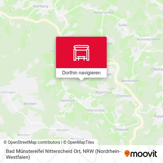 Bad Münstereifel Nitterscheid Ort Karte