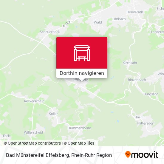 Bad Münstereifel Effelsberg Karte